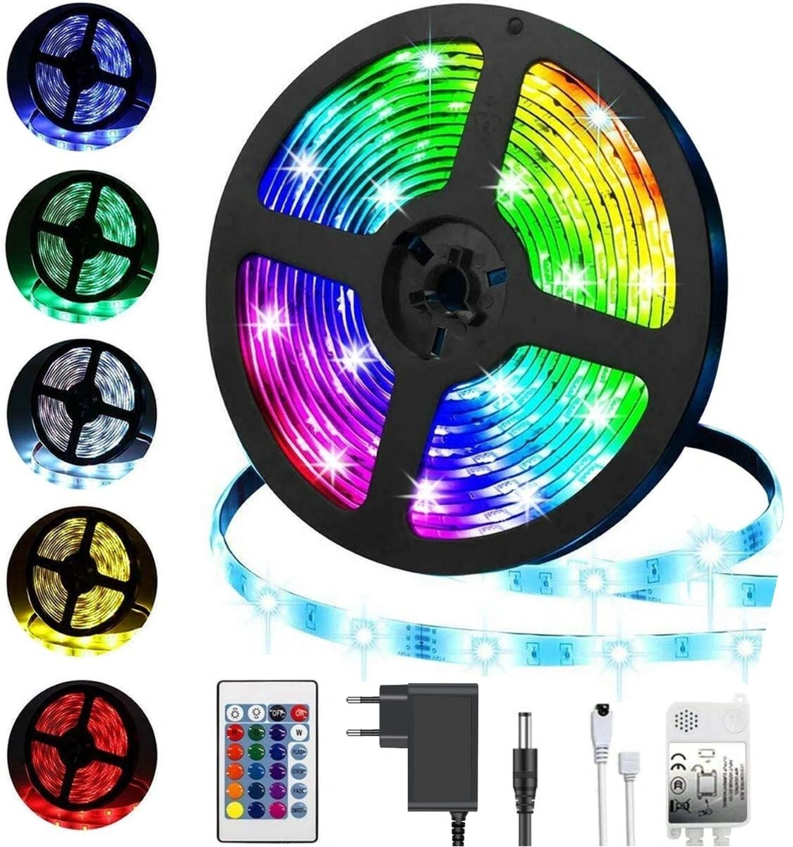 Светодиодная лента RGB С пультом 5м