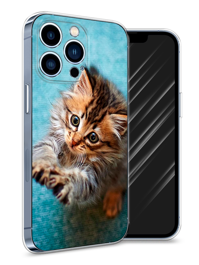 

Чехол Awog на Apple iPhone 13 Pro / Айфон 13 Pro "Котенок просит есть", Разноцветный, 14350-2