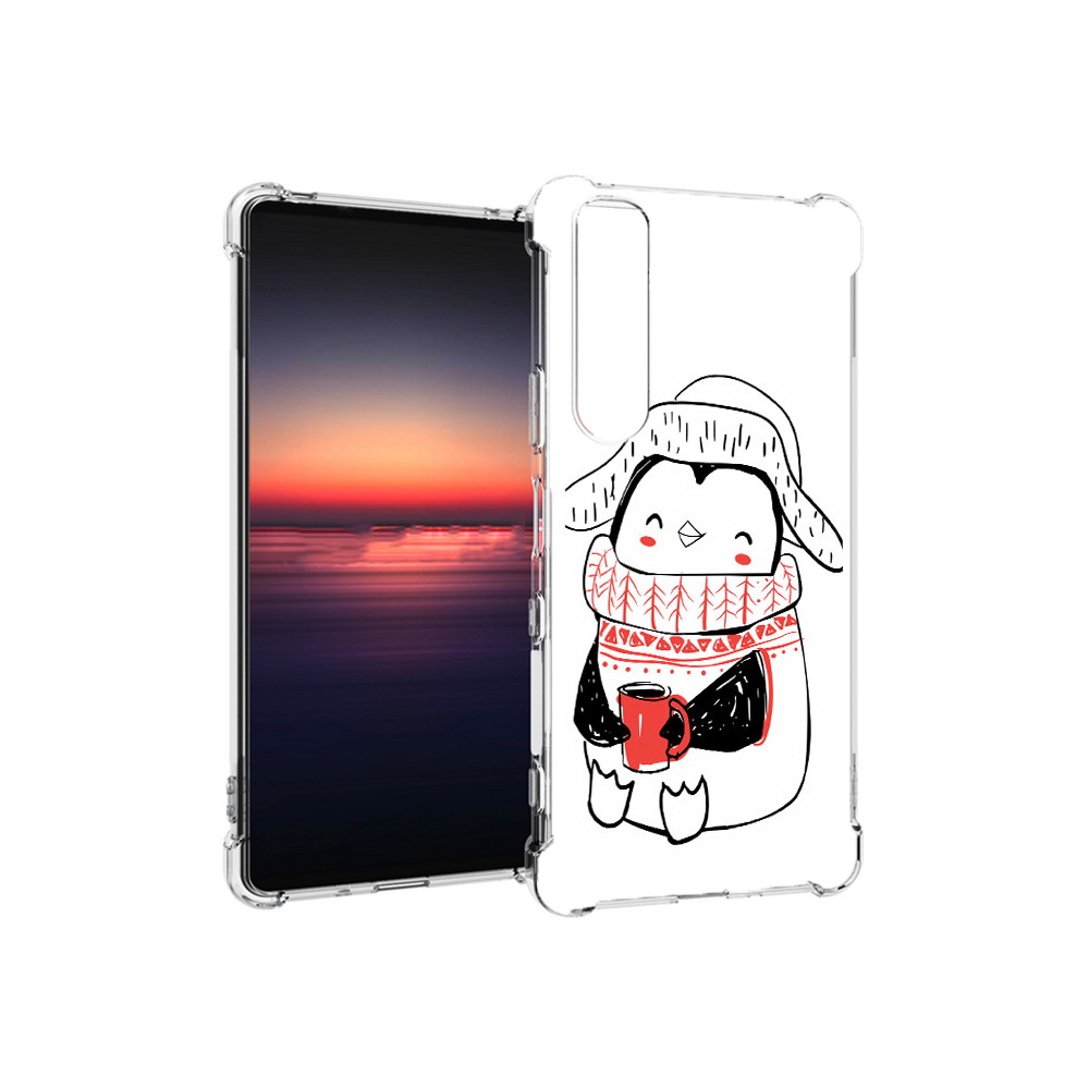 

Чехол MyPads Tocco для Sony Xperia 1 III Милый пингвин (PT162368.229.115), Прозрачный, Tocco