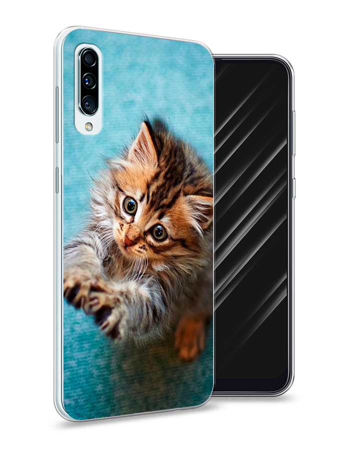 

Чехол Awog на Samsung Galaxy A50 "Котенок просит есть", Разноцветный, 27750-2