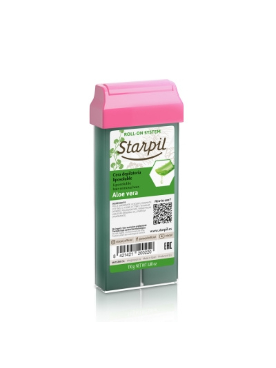 

Воск для депиляции Starpil Алое Вера 110 г, Зеленый