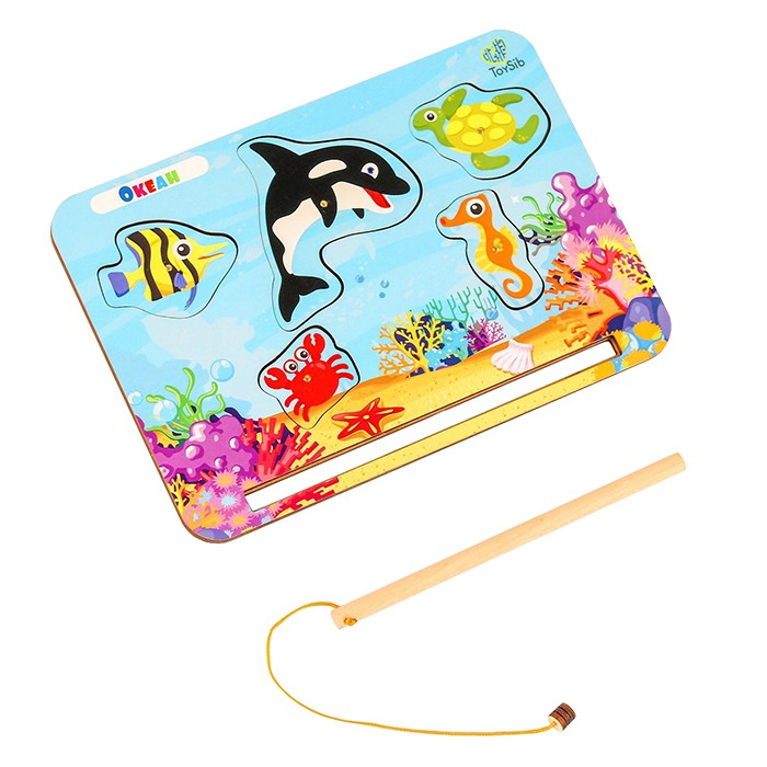 Деревянная Рыбалка магнитная Океан 3002