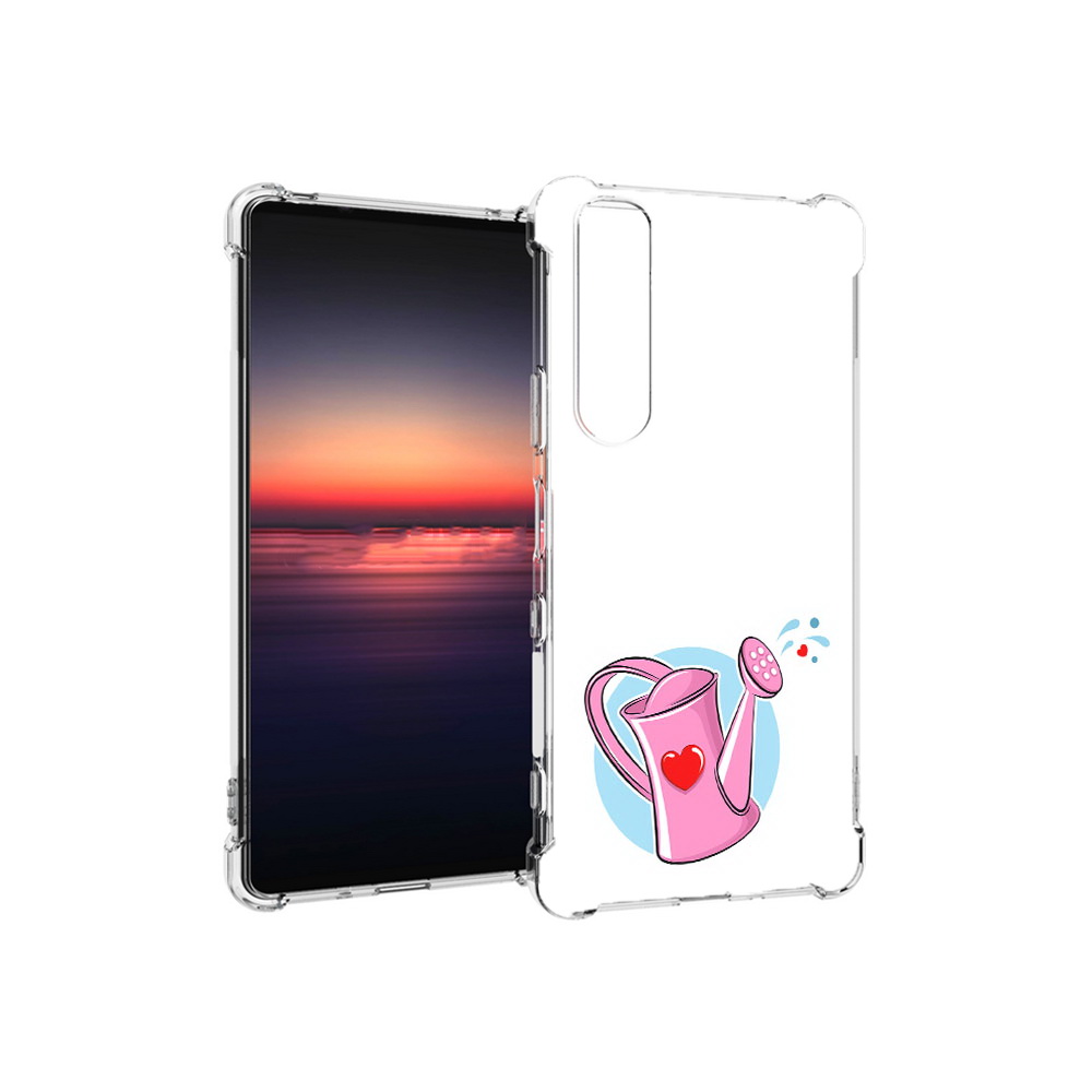 

Чехол MyPads Tocco для Sony Xperia 1 III Лейка любви 14 февраля (PT162368.229.103), Прозрачный, Tocco