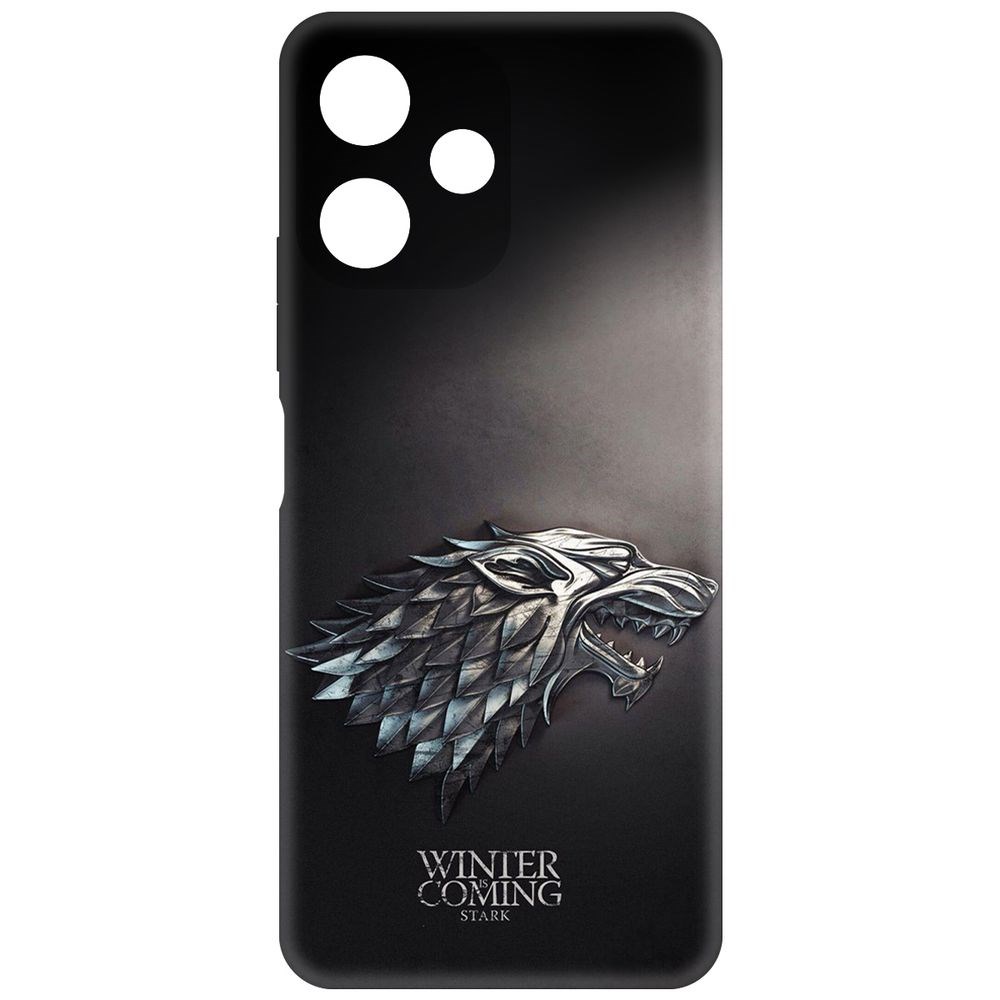 

Чехол-накладка Soft Case Игра Престолов. Зима Близко для Poco M6 Pro 5G черный