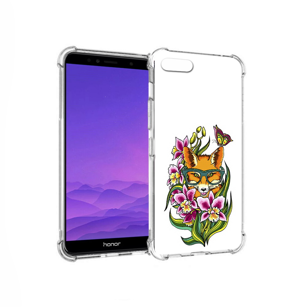

Чехол MyPads Tocco для Honor 7A Лиса в цветах (PT111206.25.108), Прозрачный, Tocco