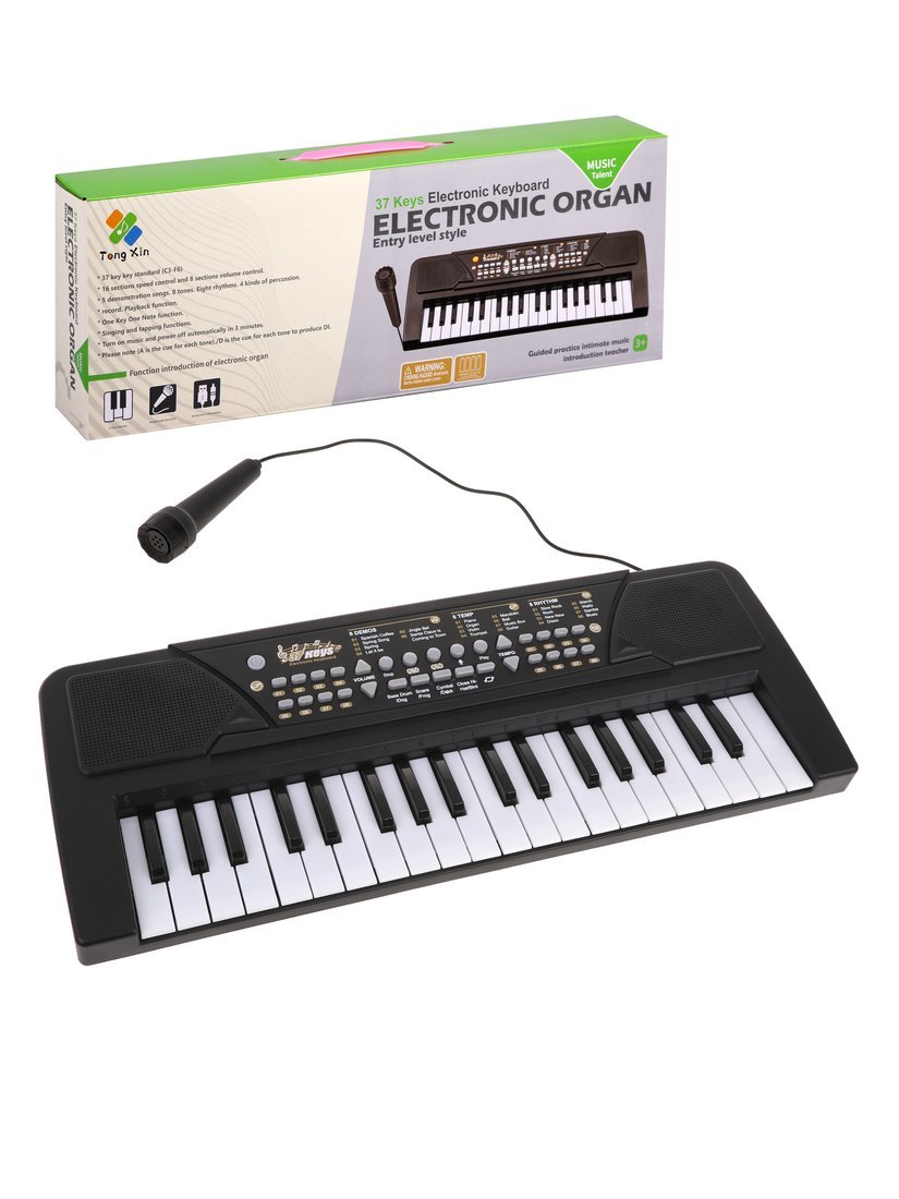 

Музыкальный инструмент Наша Игрушка Синтезатор, звук, 37 клавиш арт. 651720, НИ-651720