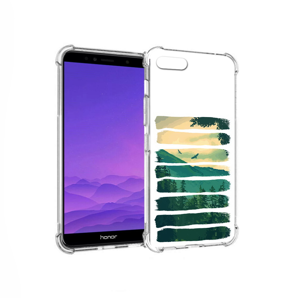 

Чехол MyPads Tocco для Honor 7A Лесная чаща (PT111206.25.107), Прозрачный, Tocco