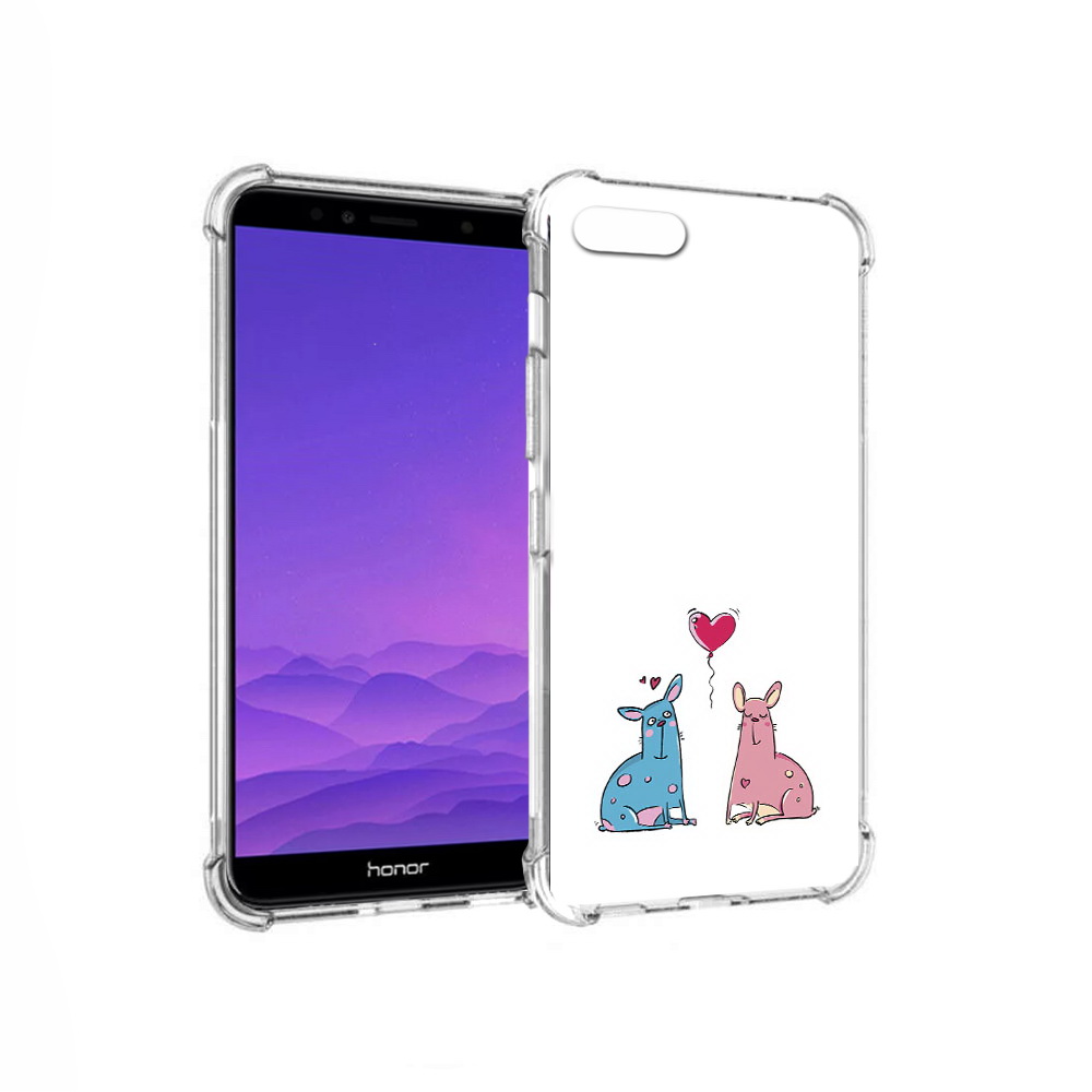 

Чехол MyPads Tocco для Honor 7A Лама любовь (PT111206.25.102), Прозрачный, Tocco
