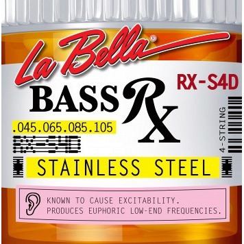 фото Струны для бас-гитары la bella rx-s4d rx stainless