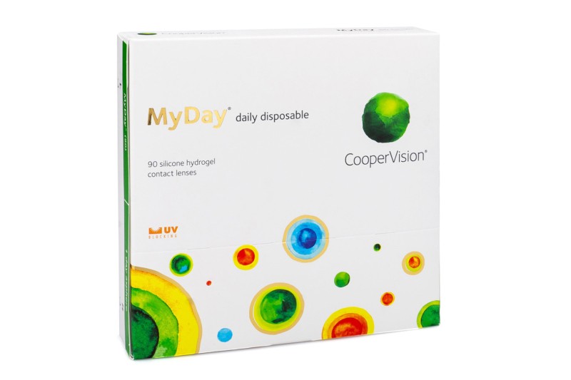 

Контактные линзы MyDay Daily Disposable 90 линз R 8,4 -11,00