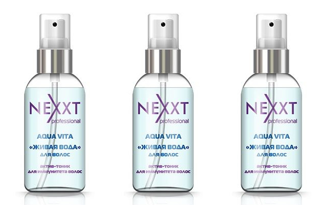 

Актив-тоник Nexxt для иммунитета волос Живая вода, 50 мл, 3 шт