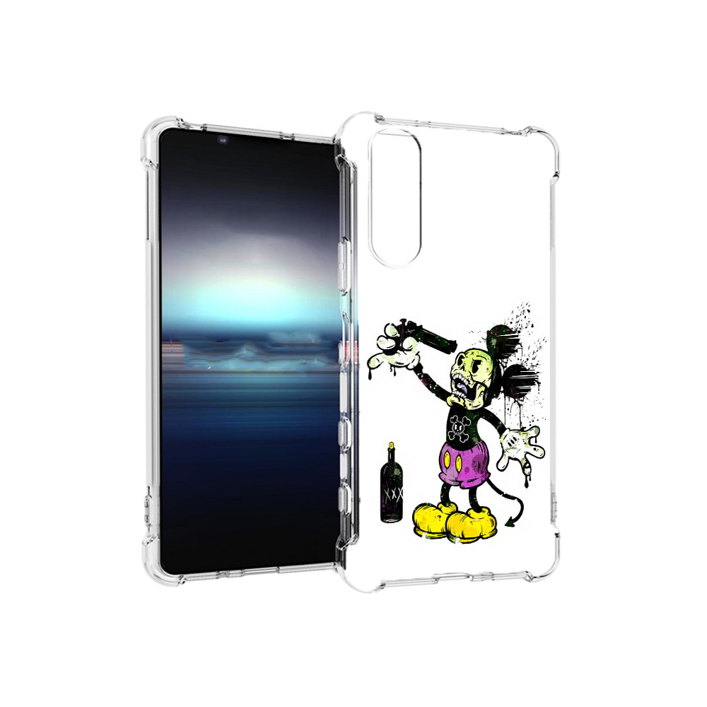 

Чехол MyPads Tocco для Sony Xperia 5 Драг Микки (PT154834.228.73), Прозрачный, Tocco