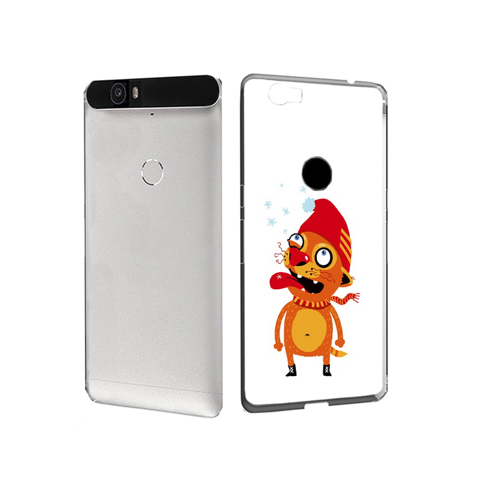 Чехол MyPads Tocco для Huawei Nexus 6P Зимний кот (PT17717.24.88)