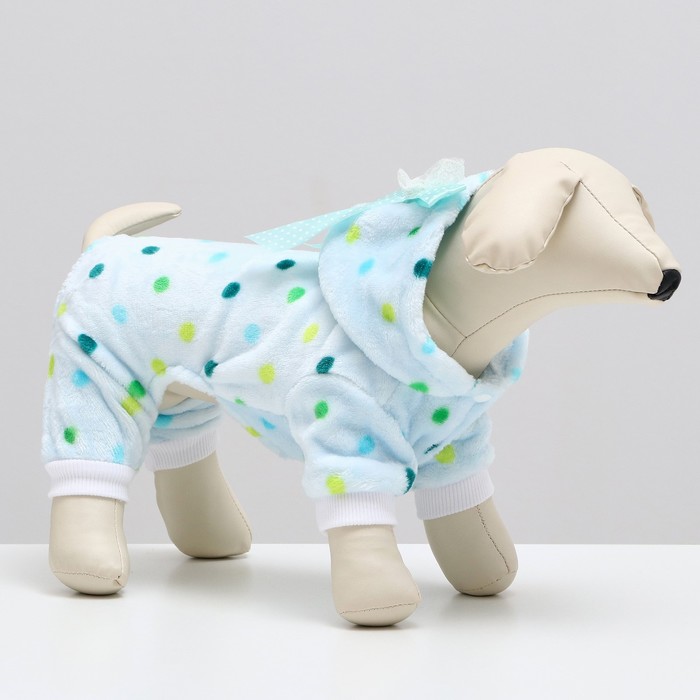 

Комбинезон для собак Конфетка, размер , голубой, ДС 25 см, ОШ 30 см, ОГ 34 см