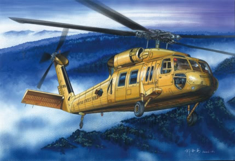 

Сборная модель HobbyBoss 1/72 Вертолет UH-60A Blackhawk 87216