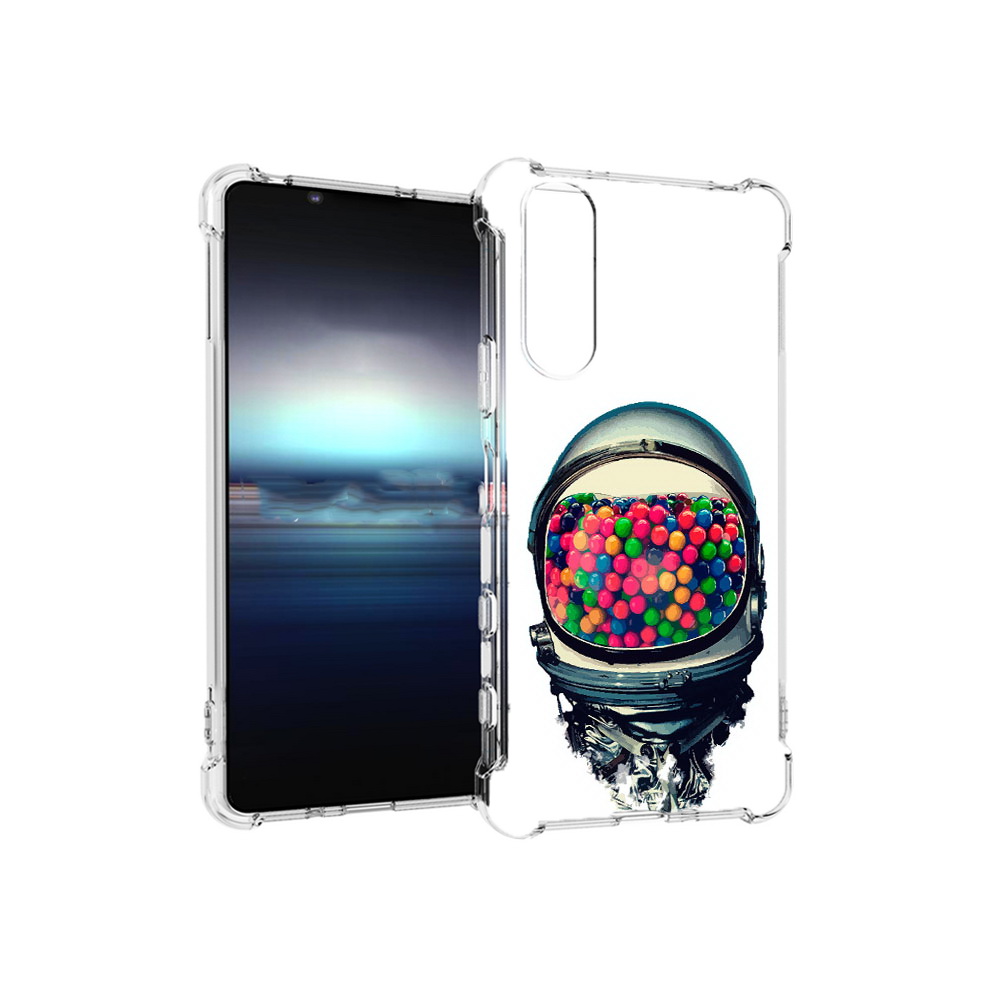 

Чехол MyPads Tocco для Sony Xperia 5 шлем космонавта (PT154834.228.700), Прозрачный, Tocco