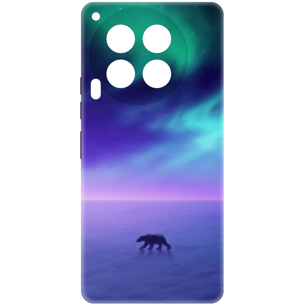 

Чехол-накладка Krutoff Soft Case Северное Сияние для TECNO Camon 30 5G черный
