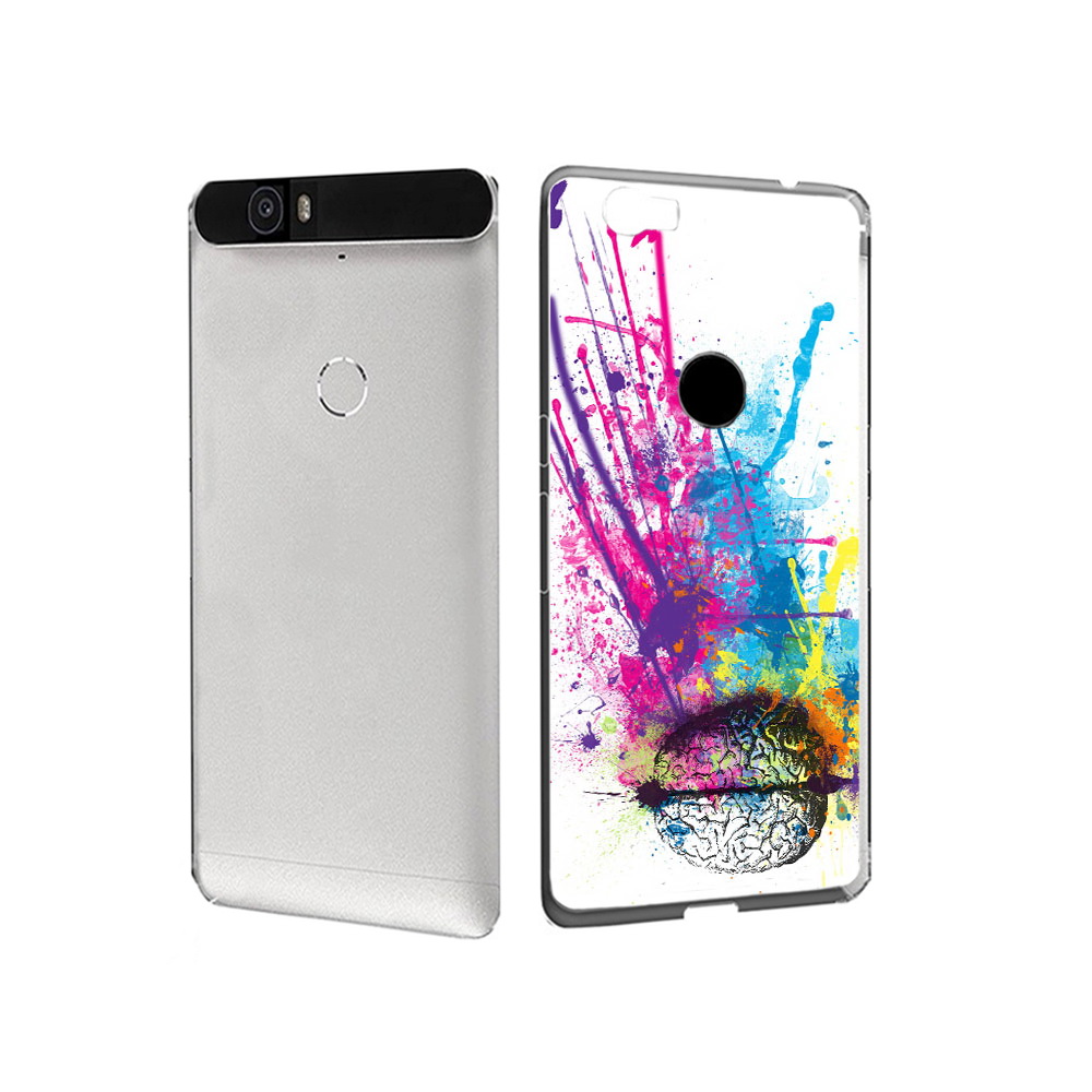 

Чехол MyPads Tocco для Huawei Nexus 6P яркий красочный мозг (PT17717.24.710), Прозрачный, Tocco