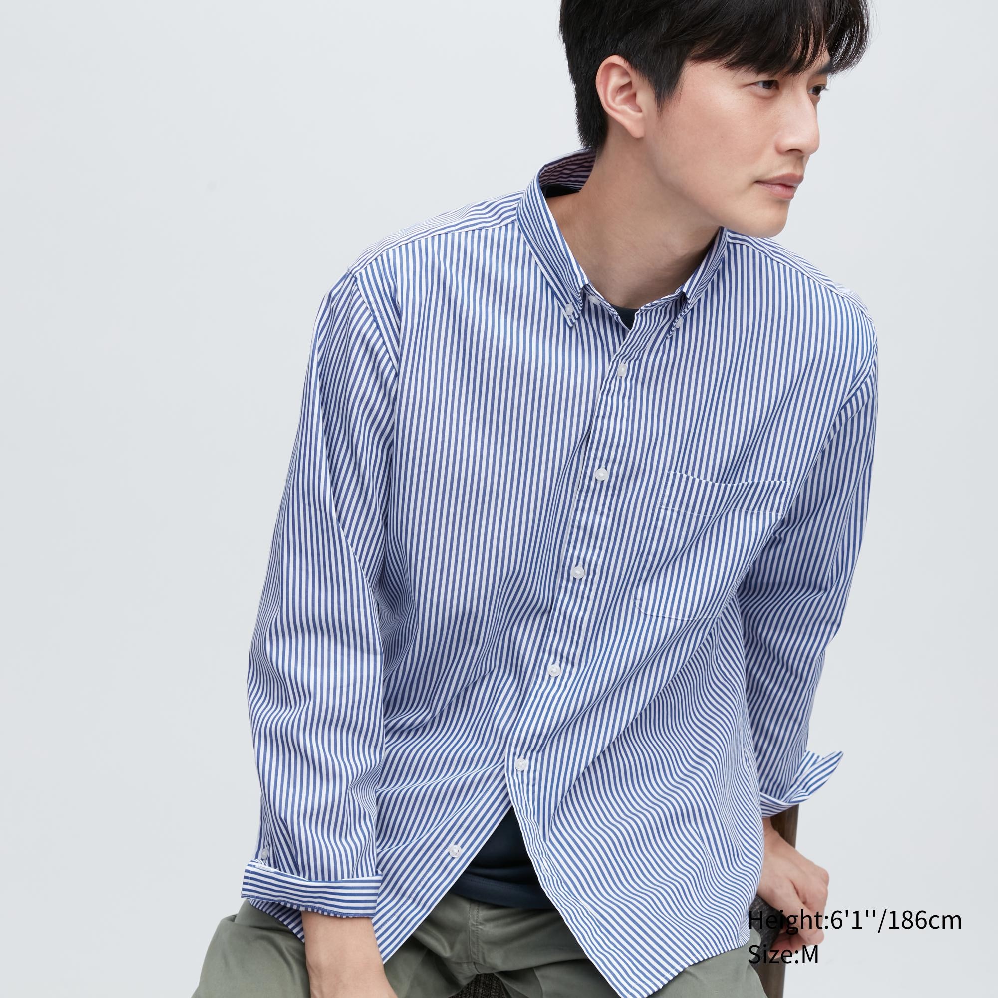 

Рубашка мужская UNIQLO 456640COL66 синяя 2XL (доставка из-за рубежа), 456640COL66