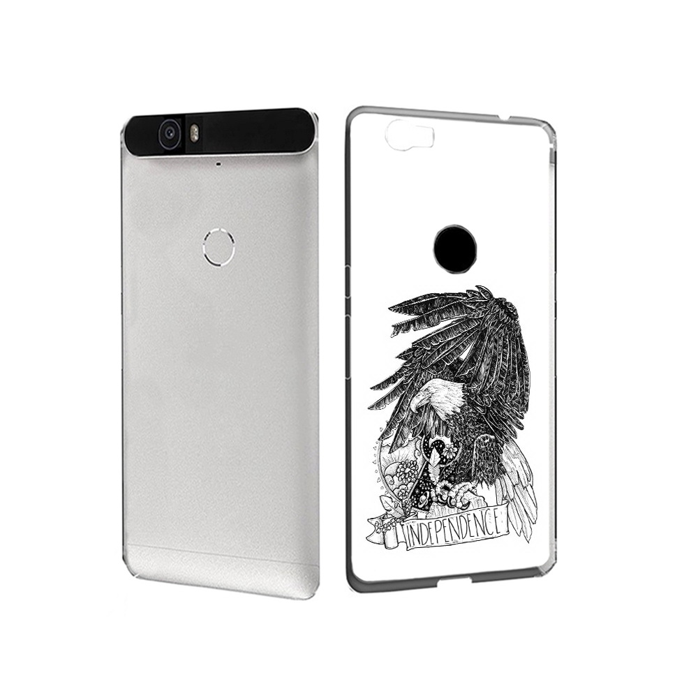 

Чехол MyPads Tocco для Huawei Nexus 6P черно белый сокол (PT17717.24.688), Прозрачный, Tocco