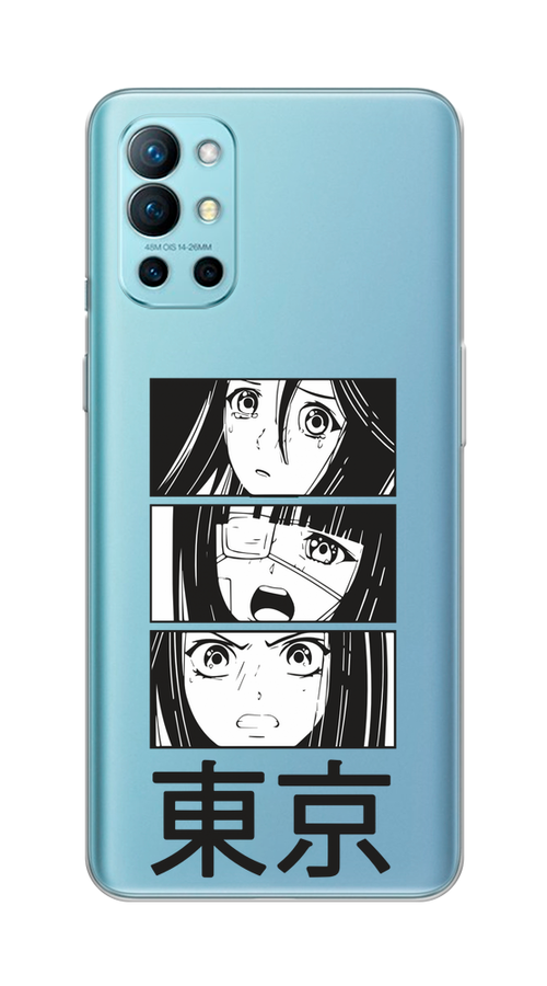 

Чехол на OnePlus 9R "Tokyo girls", Белый;черный;прозрачный, 151650-1
