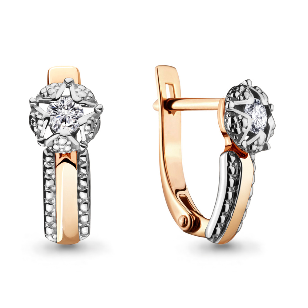 

Серьги из красного золота с бриллиантом Aquamarine Aquamarine 942282к_585_кз, 942282к_585_кз