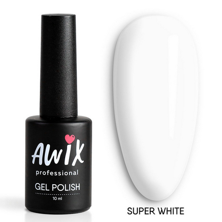 фото Гель-лак awix professional super white