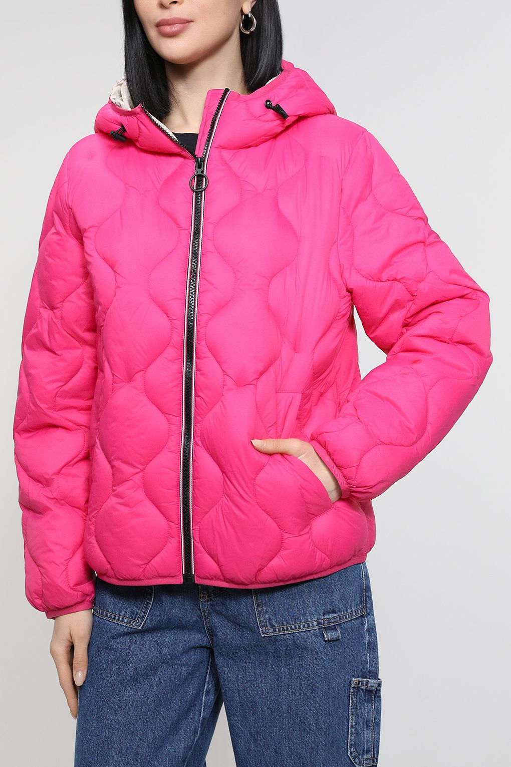 Куртка женская Esprit Edc 013CC1G308 розовая L