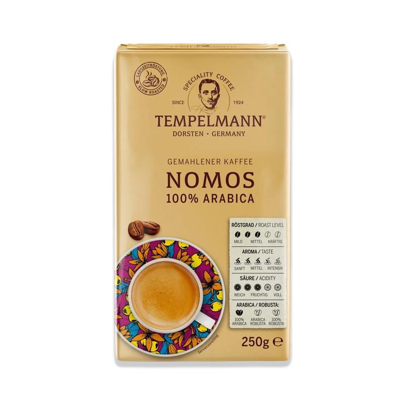 Кофе молотый Tеmpelmann Nomos, 250 г
