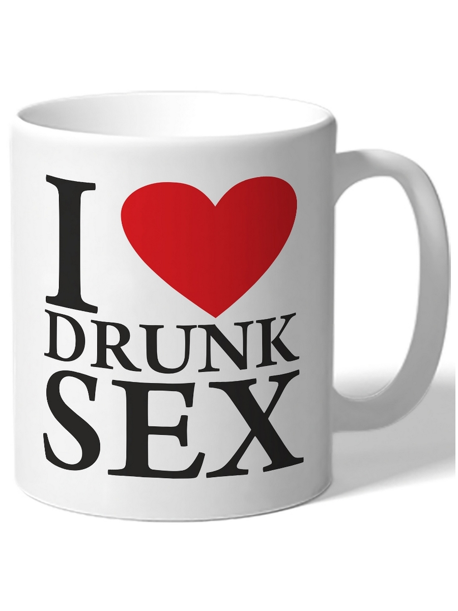фото Кружка drabs i love drunk sex, я люблю секс
