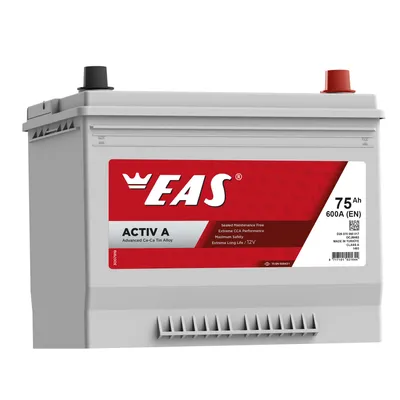 Аккумулятор Eas Jis 75 АЧ Обратная 264X175x225 En600 А EAS арт D26 075 060 017 9300₽