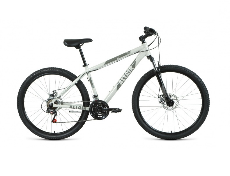 Велосипед Altair D 21 скорость, ростовка 15, серый, 27,5, 2022