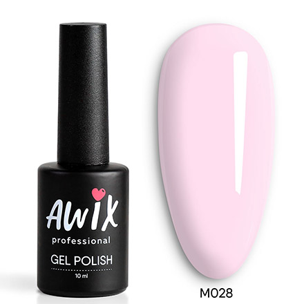 фото Гель-лак awix professional milky №28