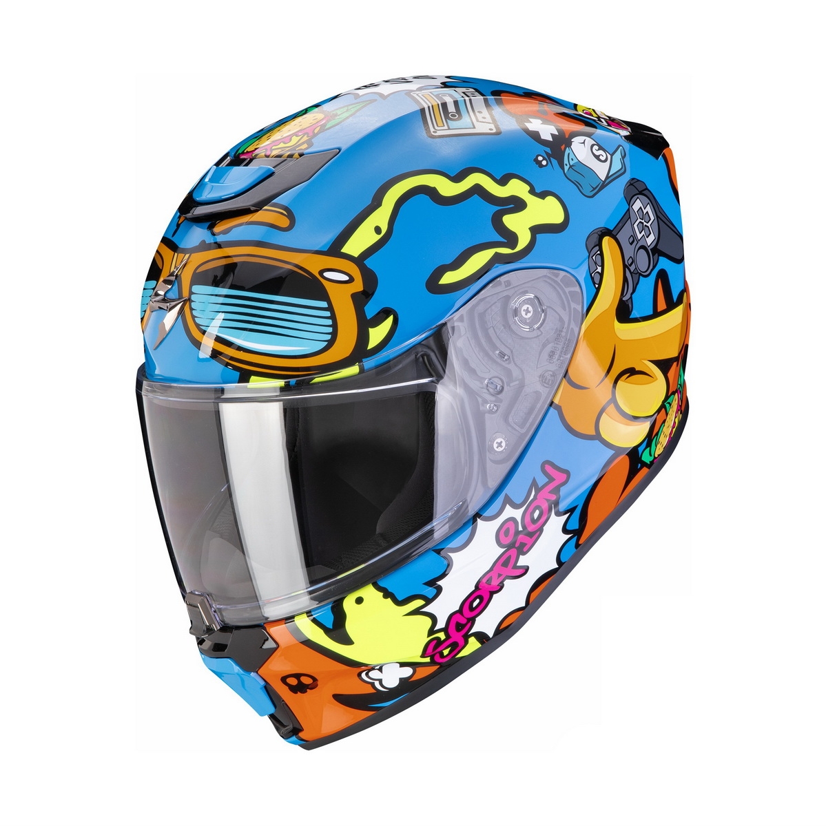 

Мотошлем SCORPION EXO-JNR AIR FUN, Синий, EXO-JNR AIR