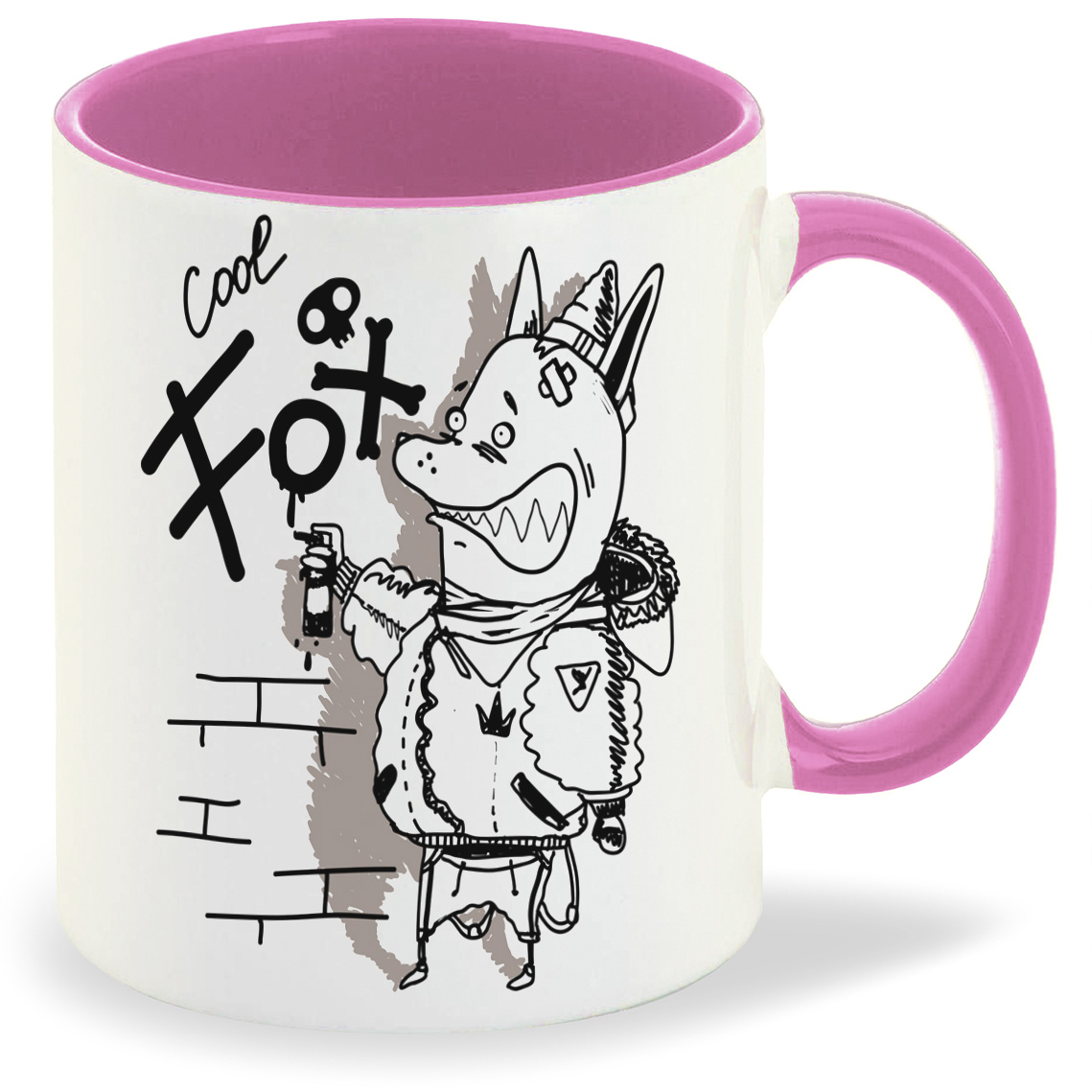 

Кружка CoolPodarok Прикол Cool fox, Прикол Cool fox
