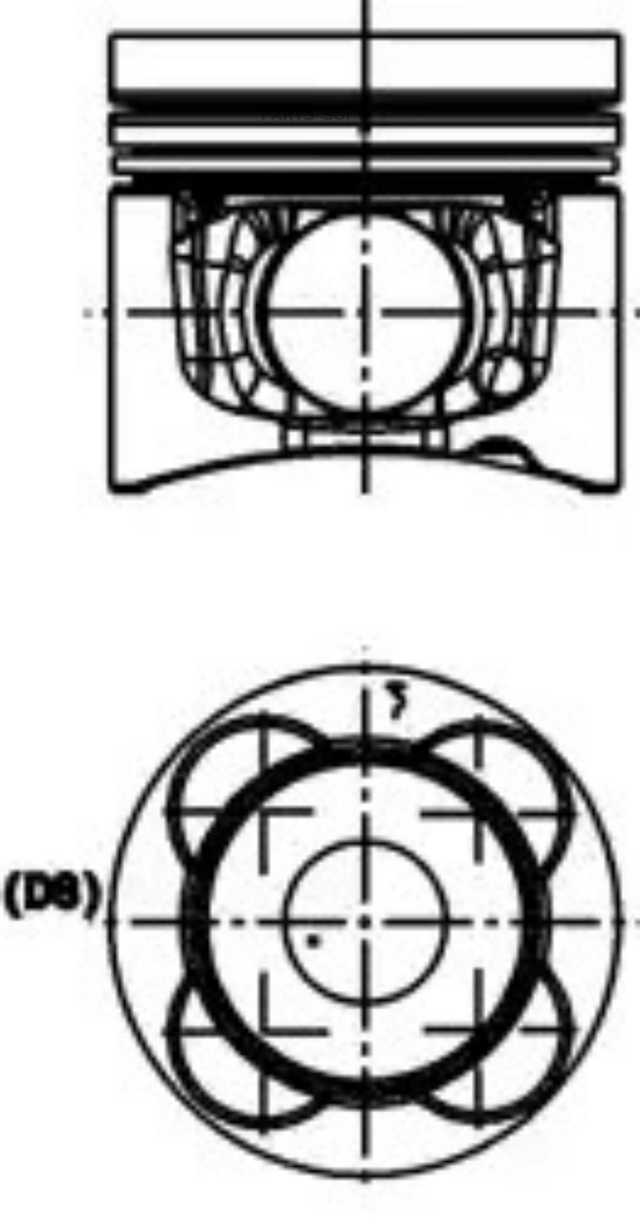 

KOLBENSCHMIDT ПОРШЕНЬ КОМПЛЕКТ DEUTZ TCD 2012 STD, АРТ. 40476600