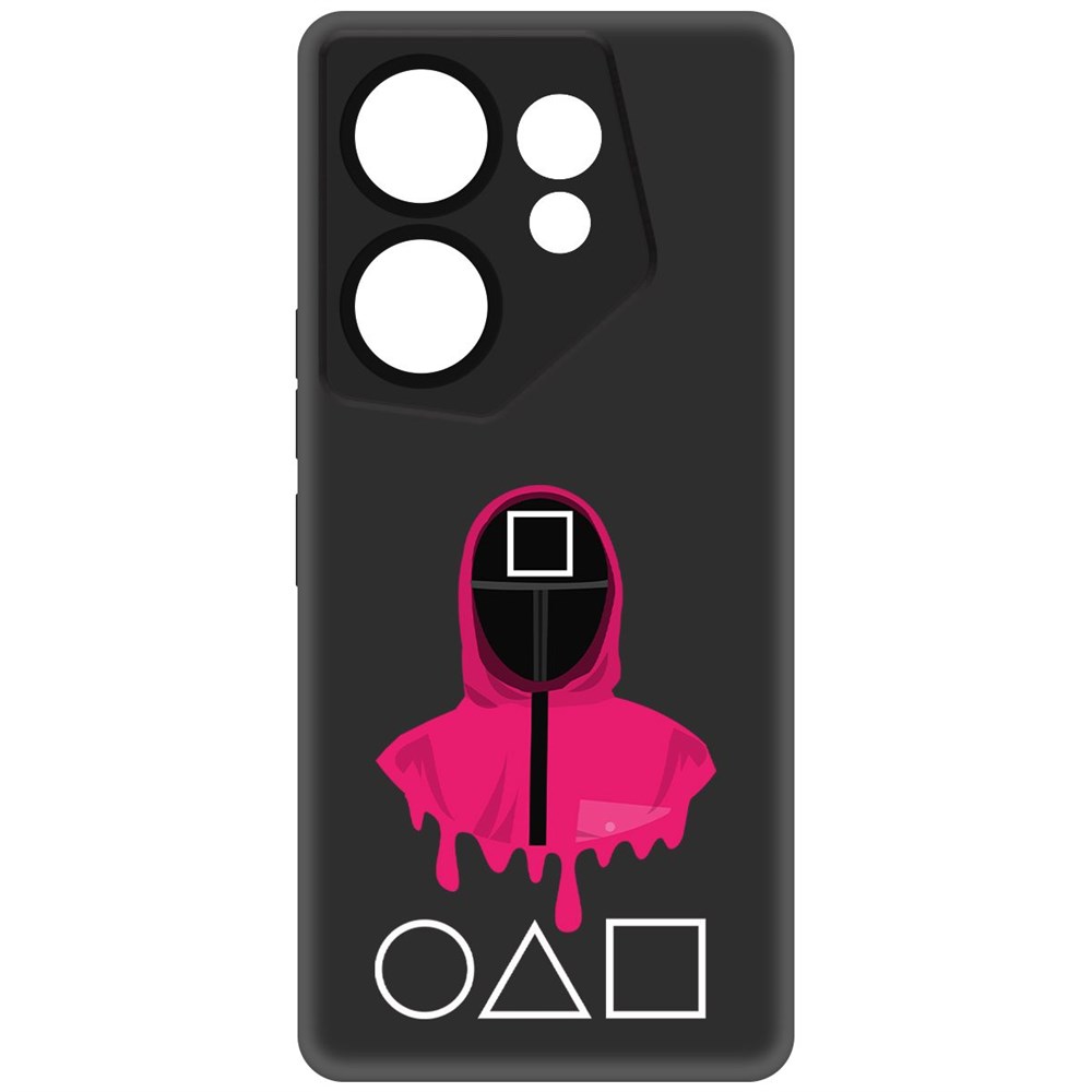 

Чехол-накладка Soft Case Игра в кальмара-Начальник для Tecno Camon 20 Premier черный