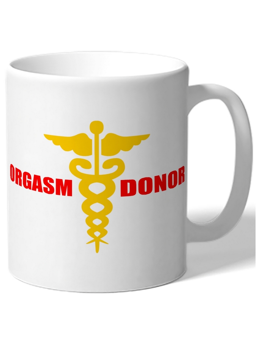 фото Кружка drabs orgasm donor, донор оргазма