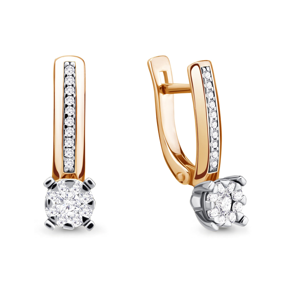 

Серьги из красного золота с бриллиантом Aquamarine Aquamarine 942256Ак_585_кз, 942256Ак_585_кз