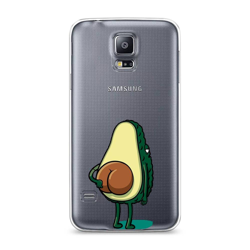 

Чехол Awog на Samsung Galaxy S5 "Попа авокадо", Зеленый;коричневый;прозрачный, 24150-10