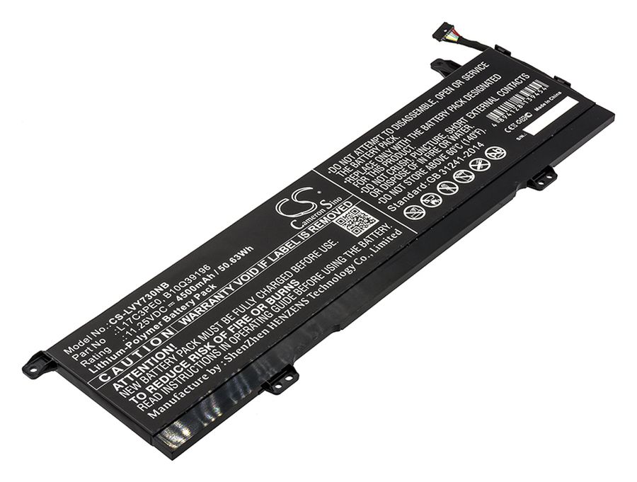 

Аккумулятор для ноутбука Cameron Sino CS-LVY730NB 4500 мАч 11,25В, CS-LVY730NB