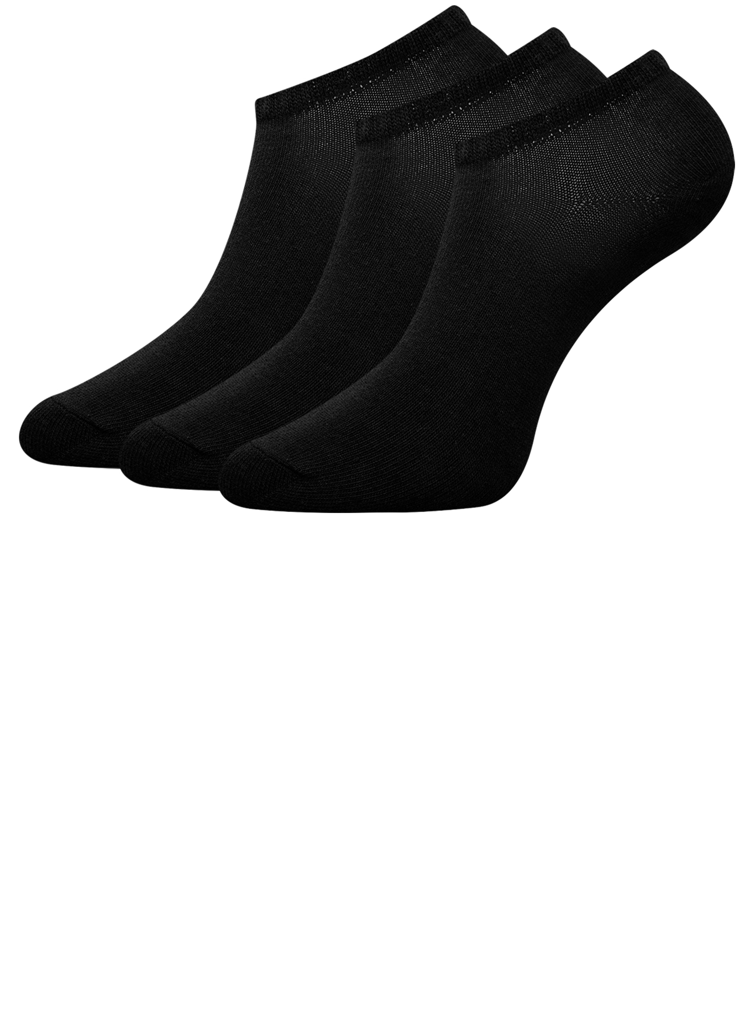 Комплект носков женских oodji 57102433T3 черных 35-37