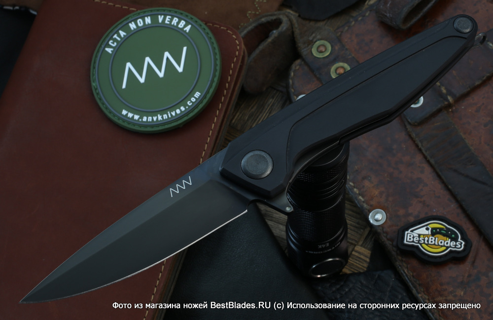 фото Складной нож anv z300 (dlc, liner, dural)