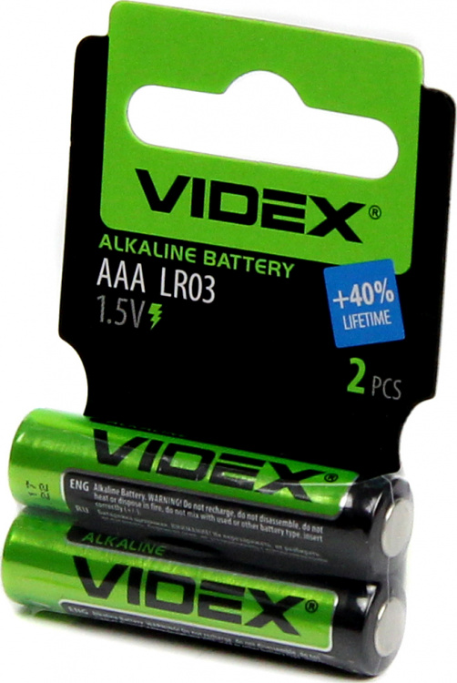 Батарейка VIDEX VID-LR3-2SC 2 шт