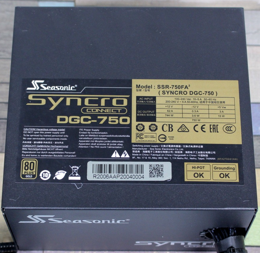 фото Блок питания seasonic atx 750w syncro q704