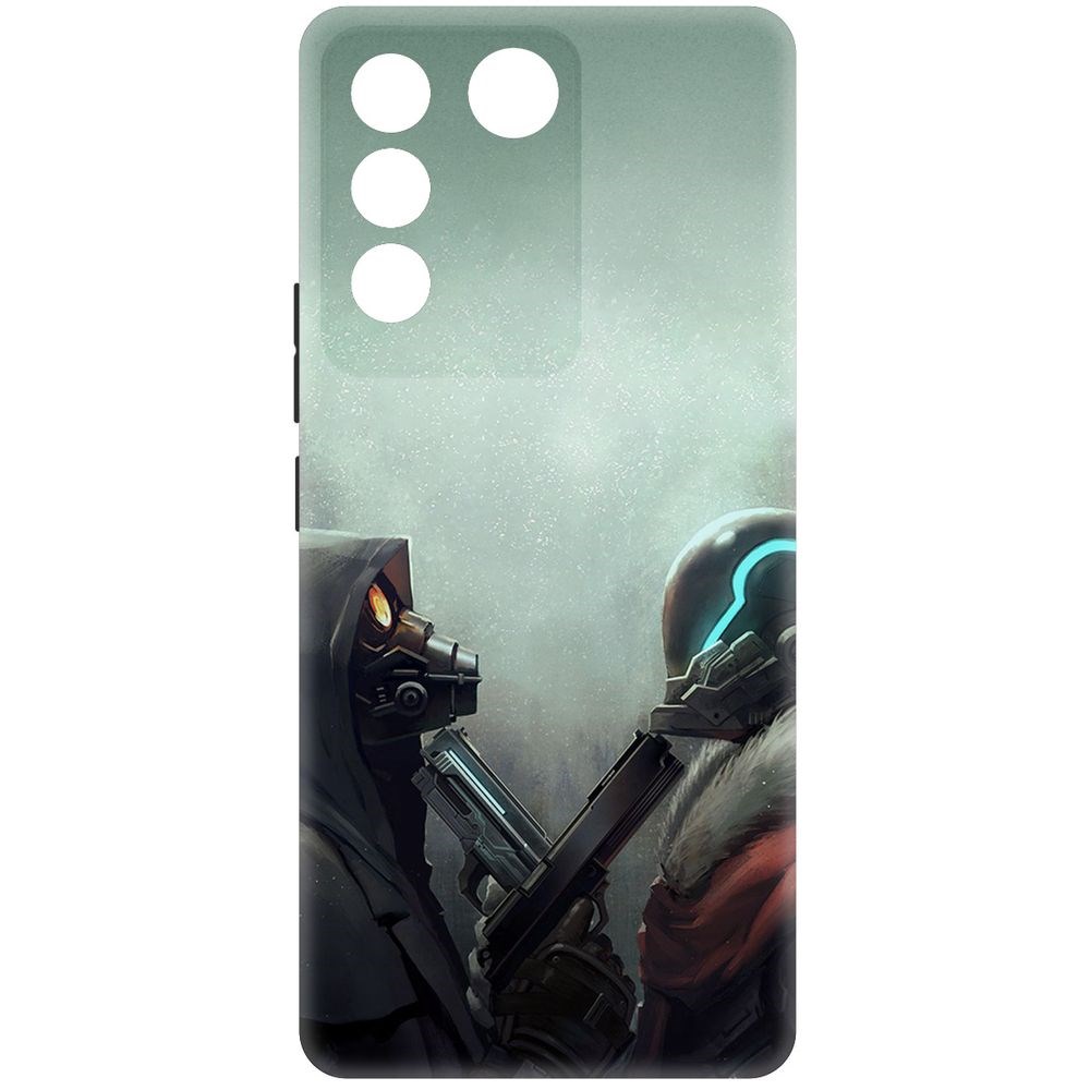 

Чехол-накладка Soft Case Cтандофф 2 (Standoff 2) - Противостояние для Vivo T2 черный