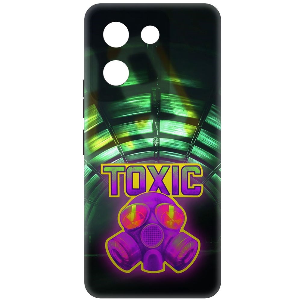 

Чехол-накладка Soft Case Cтандофф 2 (Standoff 2) - Стикер Toxic для Vivo Y27s черный