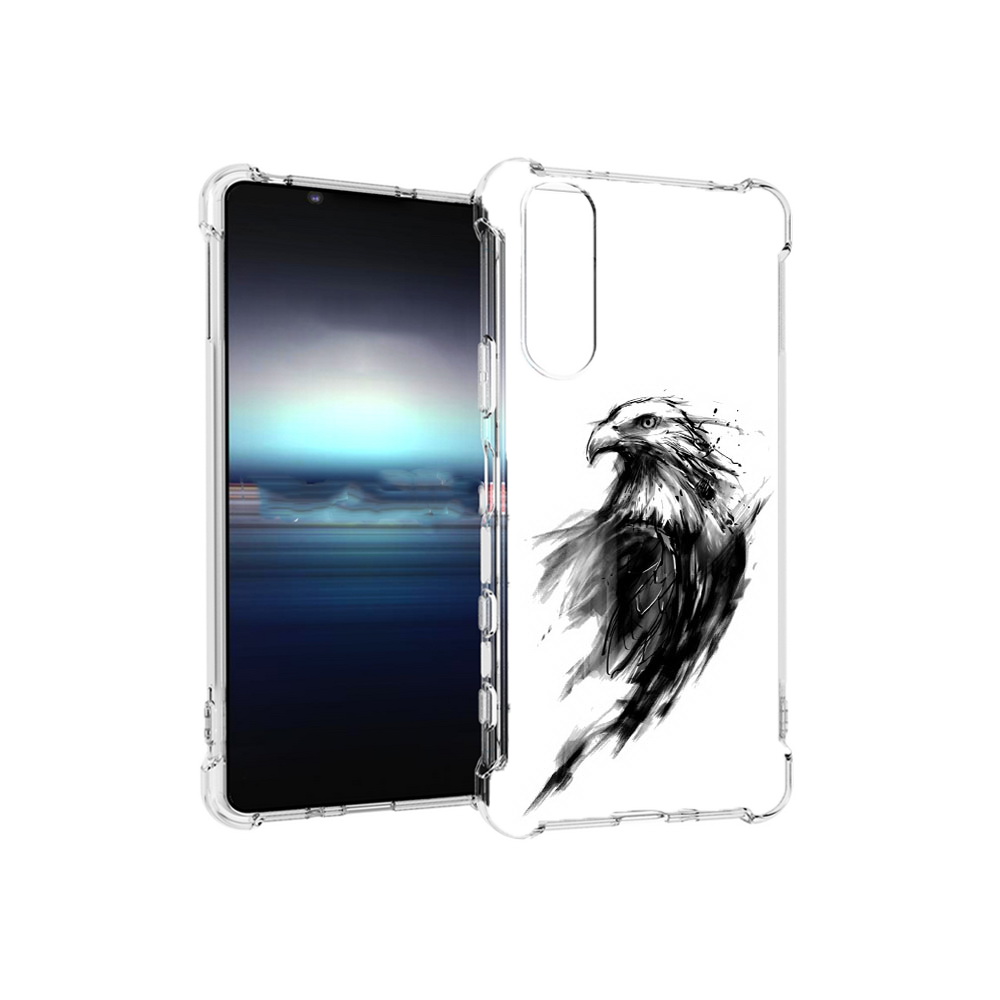 

Чехол MyPads Tocco для Sony Xperia 5 чб птица (PT154834.228.670), Прозрачный, Tocco