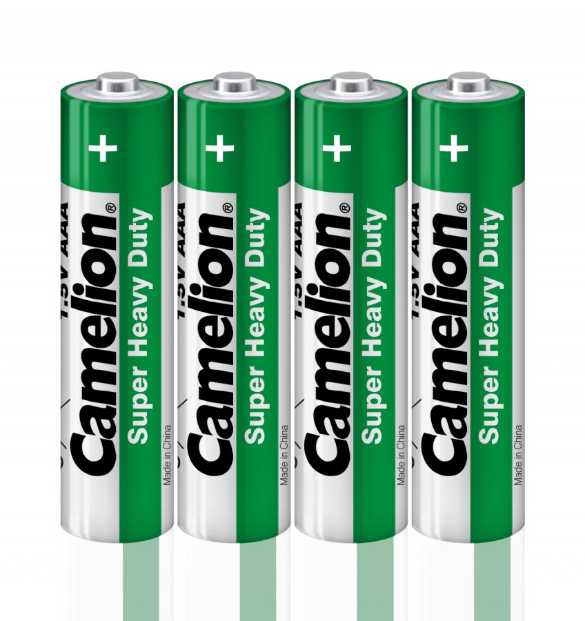 Батарейки Camelion Heavy Duty Green R03/286 4S, комплект 40 батареек (10 упак. х 4шт.)