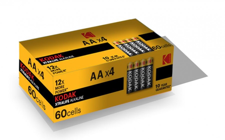Элемент питания Kodak XTRALIFE LR6/316 4S, комплект 16 батареек (4 упак. х 4шт.)
